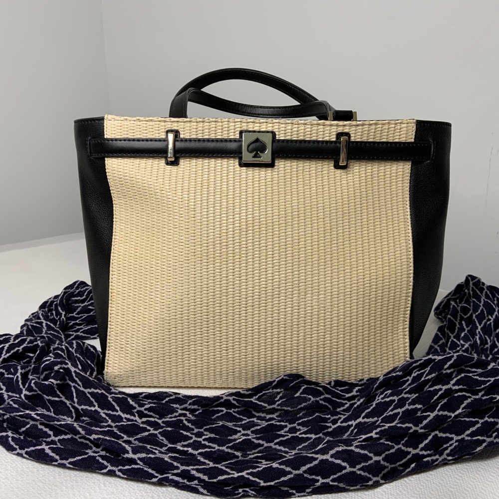 Kate Spade Leather and Woven Purse